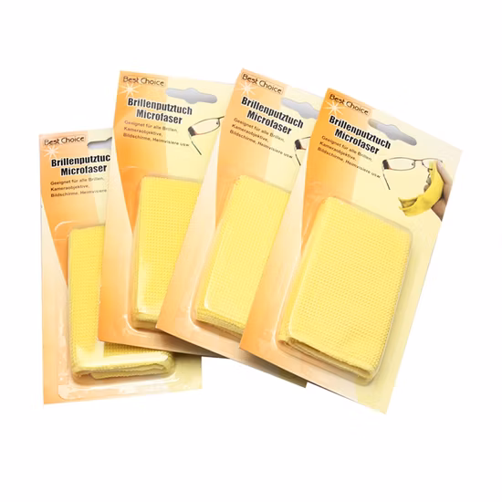 Preço de fábrica Óculos de toalha confortável limpeza de óculos de pano de limpeza personalizado de microfibra